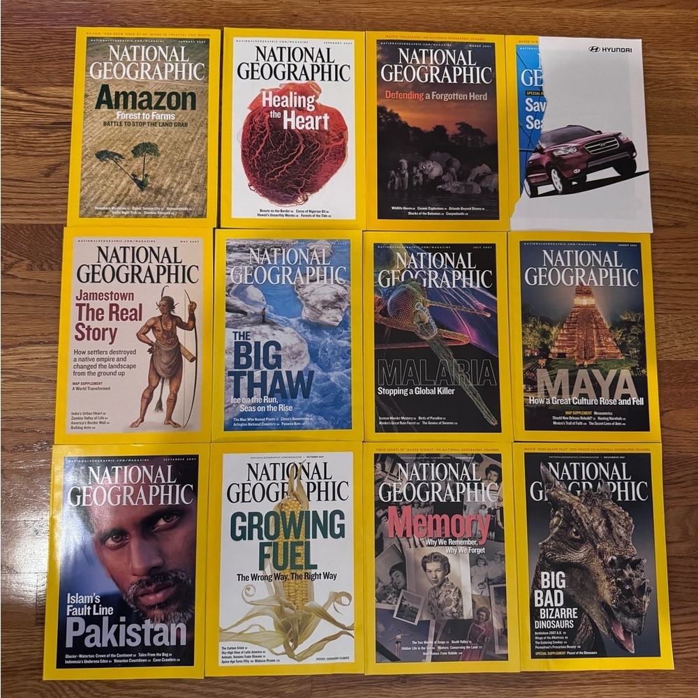 National Geographic 2007 - Complete with Maps